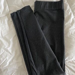 Speckled grey yoga pants